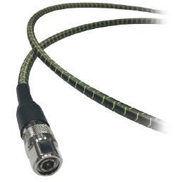 GLA1 & GULA3 Cable Features and benefits Frequency ranges from DC to 18 GHz Hermetically sealed (vapor sealed) Compliance with MIL-T-8149 Lightweight Anti rotation connector Cable Design 1 Center