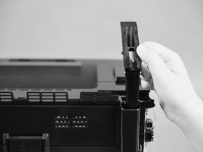 Figure - Remove the scanner hinges (