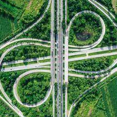 Image shows an underlying symmetry in the arrangement of roadways.