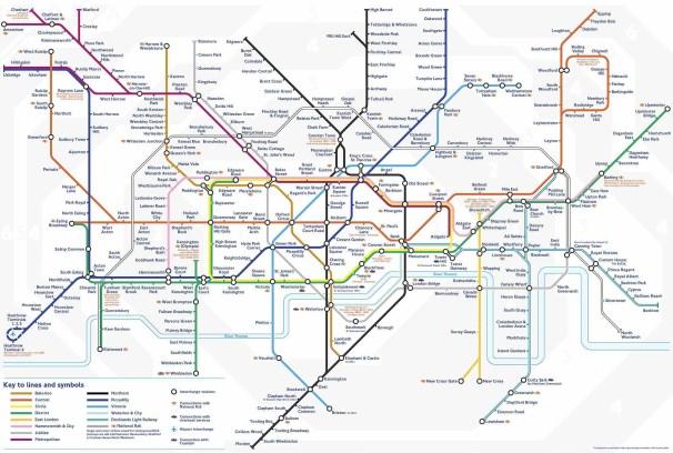 It contains all necessary information It omits irrelevant detail Information provided is easy to use Note that the tube map is NOT an accurate map but a schematic one