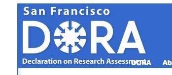San Francisco Declaration on Research Assessment Identifies needs: To eliminate the use of journal-based metrics, such as Journal Impact Factors, in funding, appointment and promotion