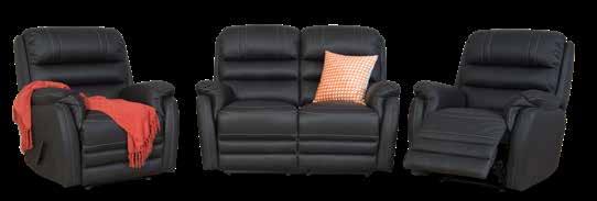 Suite consists of a 2 seater sofa with 2 in built recliners