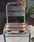 Chair duraseat Seat & Back: Riveted aluminium slat Unit Weight: