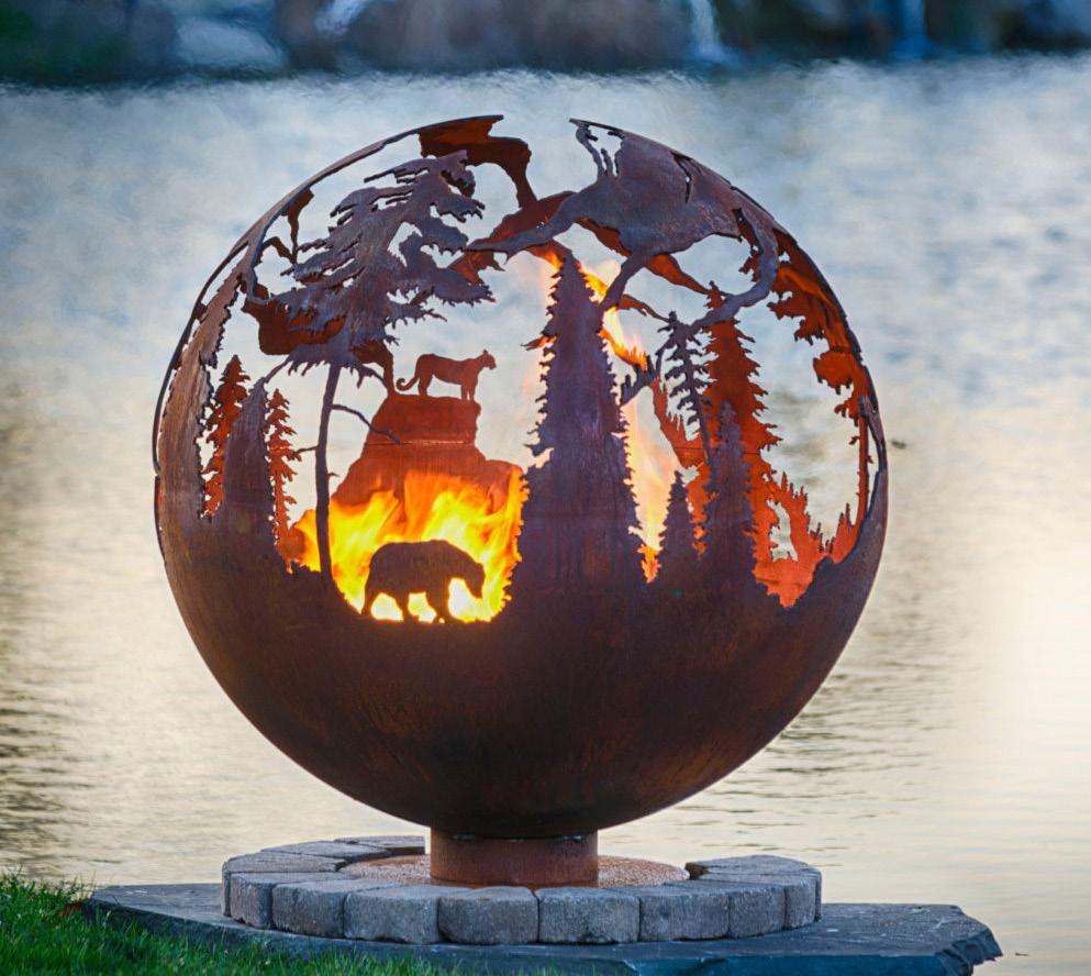 Fire Pits. Outdoor Fire Bowls & Spheres.