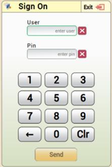 Important: The user number is your retailer number. The pin number is 9999.