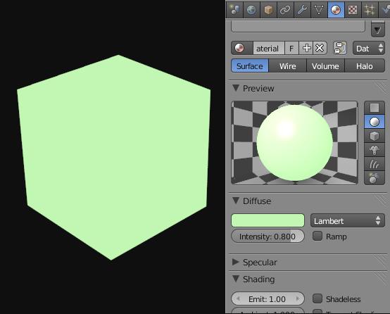 Indirect Lighting In Cycles, you would use an emission shader to make an object emit light, but in order to achieve this effect in the internal render engine, you will need to use indirect lighting.
