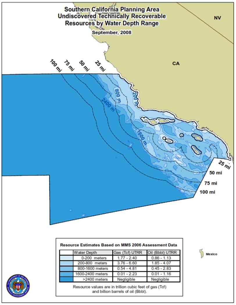 Figure 41: Southern California Planning Area Source: BOEM *Resources mentioned in