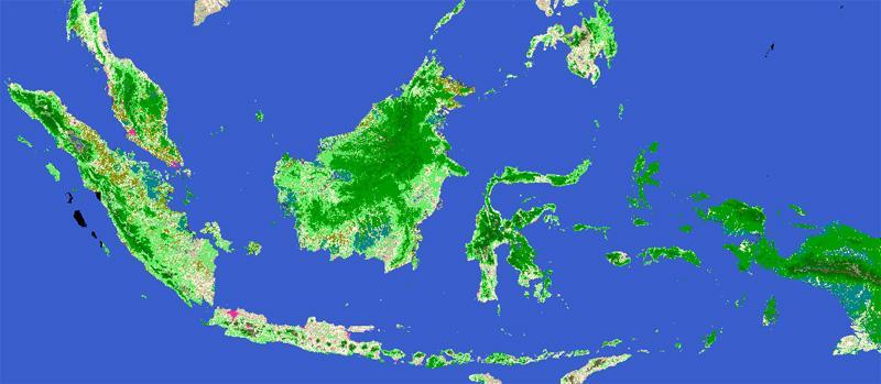 2010 land cover map (250m resolution) 500m