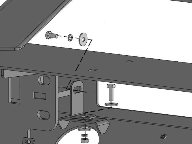attached to LED Brackets pictured from the back of the bumper (Fig 10)