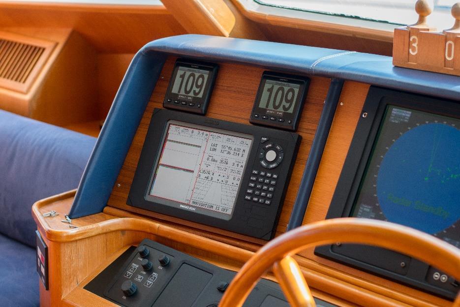 Navigation Details The LT-1000 NRU and LT-500 AHRS are internally connected on a NMEA 2000 backbone, which is connected to Garmin GMI-20 displays (to show heading information) The LT-1000 NRU is