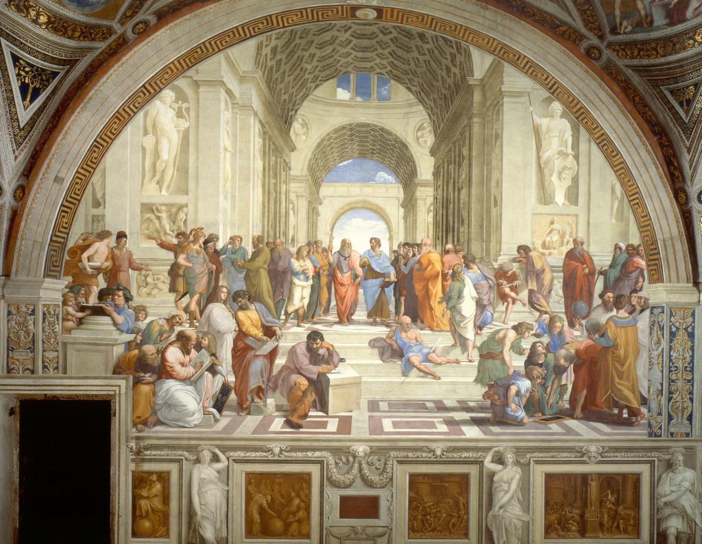 The School of Athens- Raphael, (1509 and 1511) as a part of Raphael's