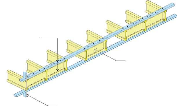 design of the upper floor wall bracing system. Blocking using hyjoist with the required fixing is a practical and easy to install solution.
