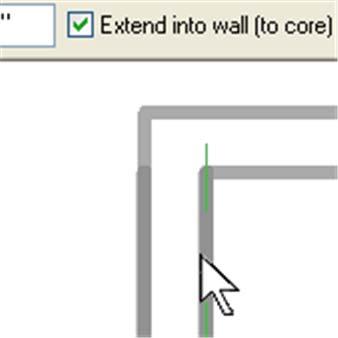 When you use Pick Walls to define your sketch, Revit Architecture snaps either to the exterior/interior faces of the