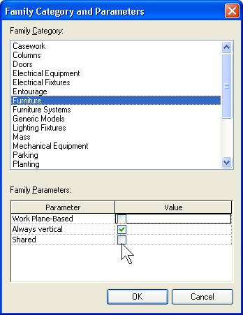 Make a shared family by clicking Family Categories and Parameters on the Settings menu.