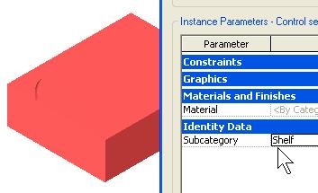 Create a new subcategory Shelf. 12 Associate the entire geometry to this subcategory. Alternatively, you could create a subcategory called Bin.