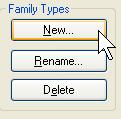 Create Types The family is finished and is fully parametric. What you still can do is create types.