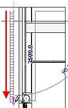 13 On the Drafting design bar, click Repeating Detail. On the options bar, click Repeating Detail: Brick. Click near the upper floor.