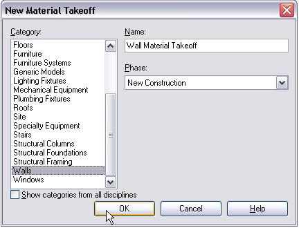 The exercise uses the same data set as the previous exercise but does not build on the information created in that exercise. Create a Material Takeoff List 1 On the File menu, click Open > Browse.