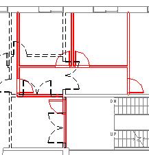 7 Add new walls and doors as shown in image. You don t need to be exact about positioning the components, but you should design a plan that makes sense.