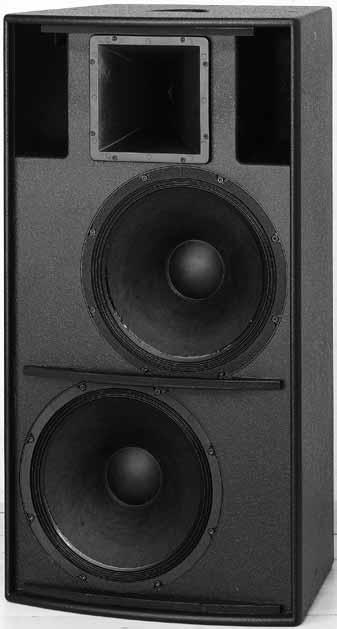 features! Very high SPL from a full range passive enclosure! Extended low frequency performance from dual 15" drivers! Dedicated low distortion bass-mid driver! User rotatable 80 x 50 horn! 1.4" (35mm) exit titanium dome compression driver!