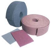 . Grinding and polishing tools.9. Emery and fleece tools Grinding fleece pads and rolls Elastic material made from unwoven nylon fibres, within which the abrasive grain is uniformly distributed.