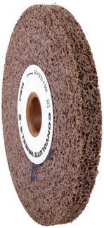 The discs are available in two abrasive finishes grit sizes in addition to three hardnesses.