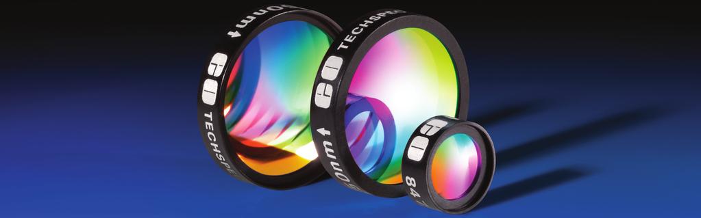 OPTICAL FILTERS Optical filters can be used to attenuate or enhance an image, transmit or reflect specific wavelengths, and/or split an image into two identical images with controlled brightness