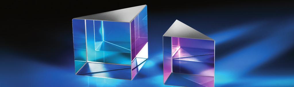 INTRODUCTION TO PRISMS Prisms are solid glass optics that are ground and polished into geometrical and optically significant shapes.