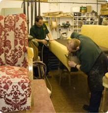 Volume3, Issue 4 Page 8 UPHOLSTERER An upholsterer is an artisan who applies soft finishes to furniture like car and household seating, couches and other interior decorations.