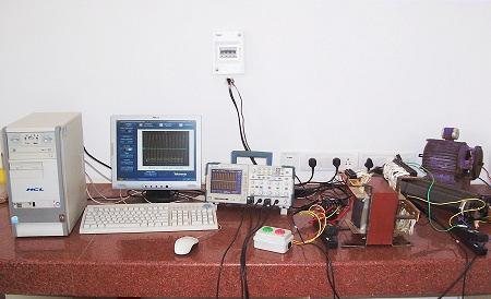 Fig.4 Photo of practical setup Fig.5 Implementation of DWT Decomposition Level Frequency Components, Hz D1 5000-2500 D2 2500-1250 D3 1250-625 D4 625-312.