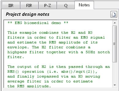 6.3. Project design notes Any project design notes may be entered in the Project design notes textbox.