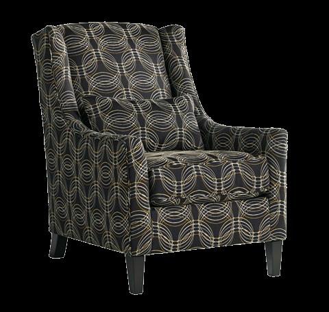 Matching suit chair or fabric accent chair available.