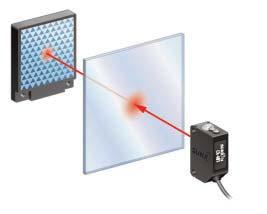 sensing circuit provide stable sensing of thinner transparent objects than the conventional models.