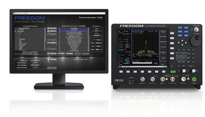 public safety LTE network. With the R9000, FREEDOM ushers in The New World of Communications Test Equipment.