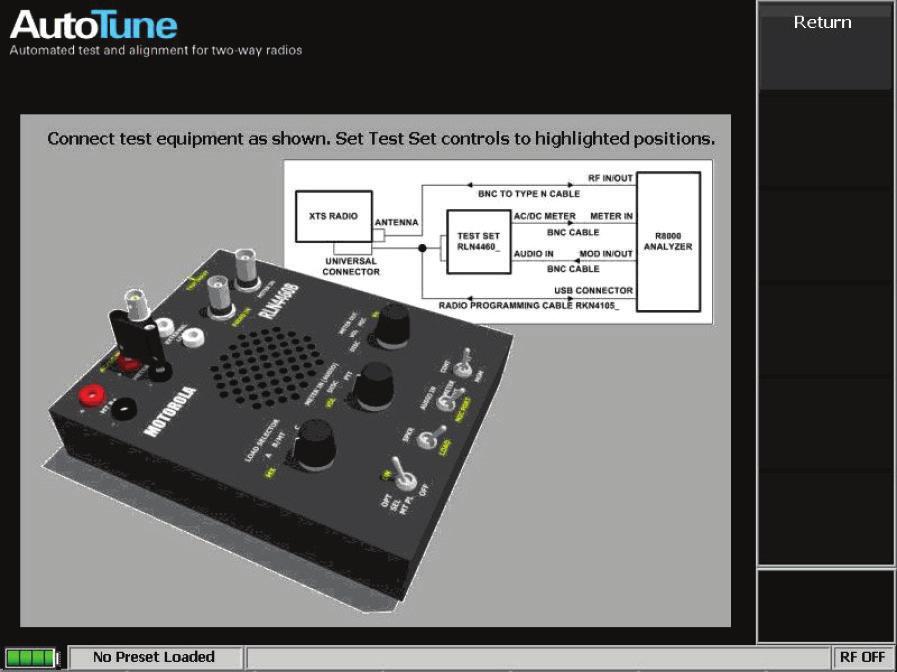 AutoTune AUTOMATED RADIO TEST AND ALIGNMENT Our AutoTune option performs all recommended factory test and alignment procedures in a fraction of the time needed to perform them manually.