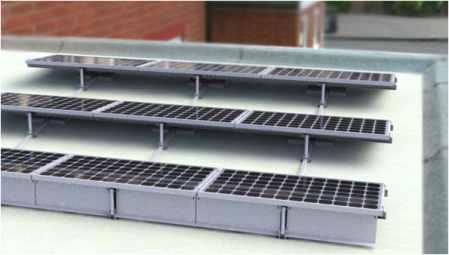 Made of lightweight and strong aluminum construction, the Grace Solar ballasted solution components are pre-assembled and pre-cut to prevent corrosion and save your installation time and labor cost.