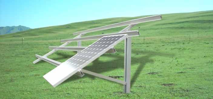GRASOL PILE-GROUND MOUNTING SYSTEM INTRODUCE INSTALLATION STEPS PILE Grasol Pile Ground System is applied for large commercial and utility PV systems on non-sandy ground, suitable for both framed and