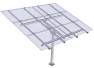 PROJECT EXAMPLE POLE MOUNT 8# Project Information POLE Material: Hot galvanized steel Q235 High integrated to reduce the bolt 2 Install area of modules: up to 11.