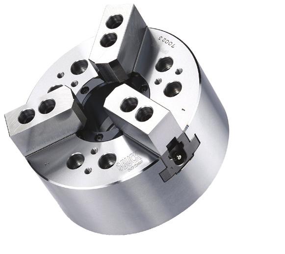 BBC High-Speed, Large Bore 3-Jaw Power Chuck Wedge Type - Direct OEM Replacement FEATURES AND BENEFITS: High-quality alloy steel body allows for higher speeds Sharply increased dynamic gripping force