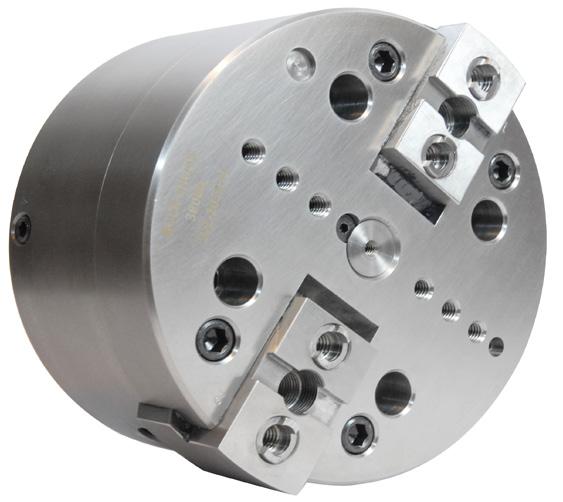 Buck Pull-Back 2-Jaw Power Chuck FEATURES AND BENEFITS: Ajust-Tru Precision!