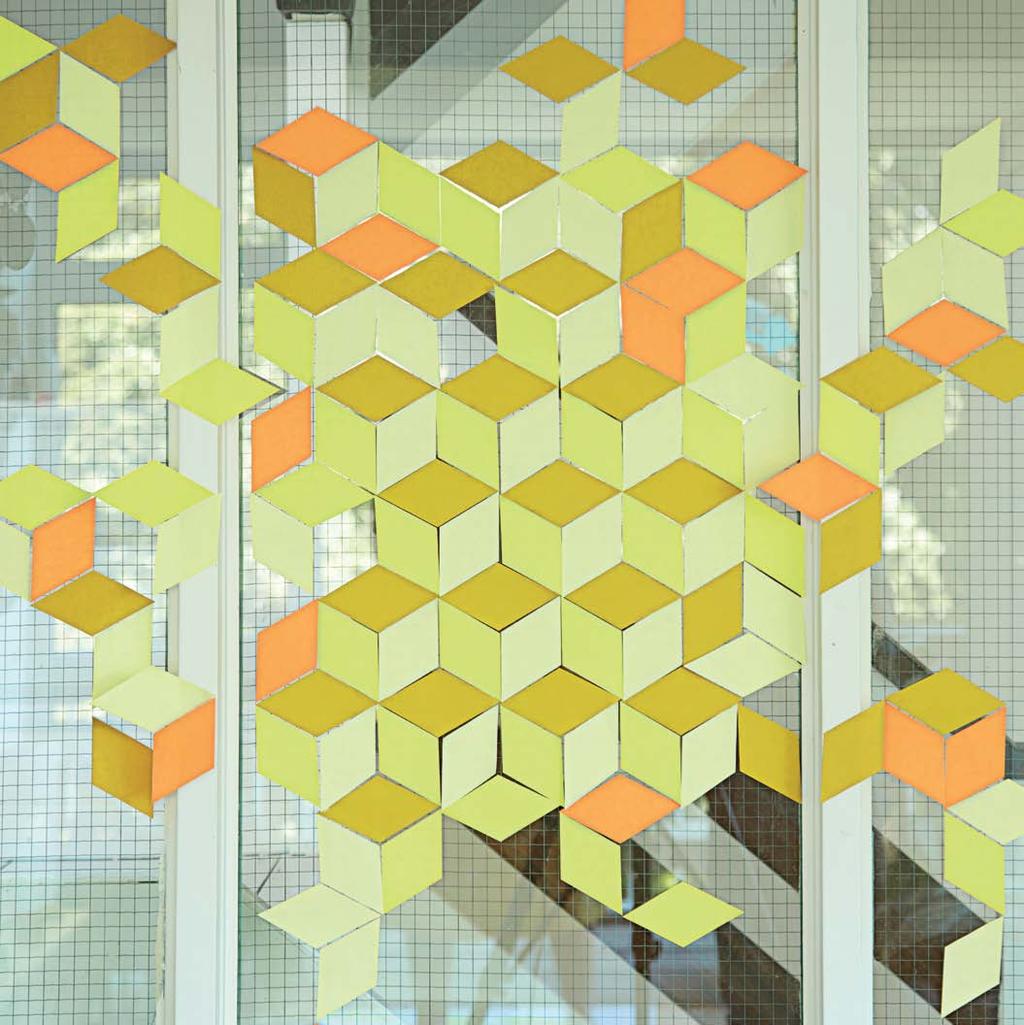 geometric tiles This project is very meditative.