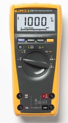 They include the features you need to troubleshoot and repair electrical and electronic systems, combined with Fluke s unparalleled reputation for ruggedness, reliability and accuracy.