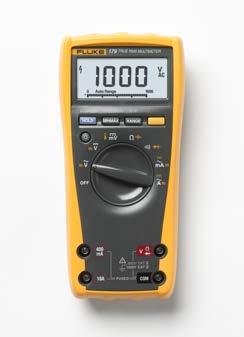 Models 175 177 179 Basic features General purpose Troubleshooting Repair Counts 6000 6000 6000 True-rms readings Ac Ac Ac Basic dc accuracy 0.09 % 0.