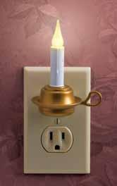 power than incandescent window candles Listed by UL