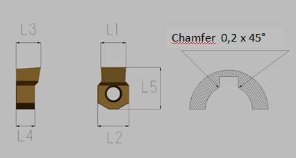Sharpening must be properly performed on modern sharpening machines using the correct grain.