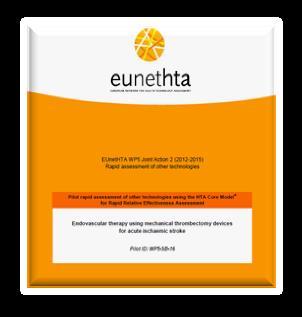 Within the system for introducing new technologies we have so far used three EUnetHTA reports. Abdominal aorta aneurysm (AAA) screening (published Jan.