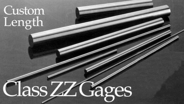 Reversible pin gages up to 12 lengths. These are invaluable when you need to gage deep or hard to reach holes or slots.