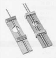 3-WIRE THREAD MEASURING SYSTEM Wire Holders - The wire holders are fitted on anvils of the micrometer allowing the single and double measuring wires to accurately position in relation to each other.