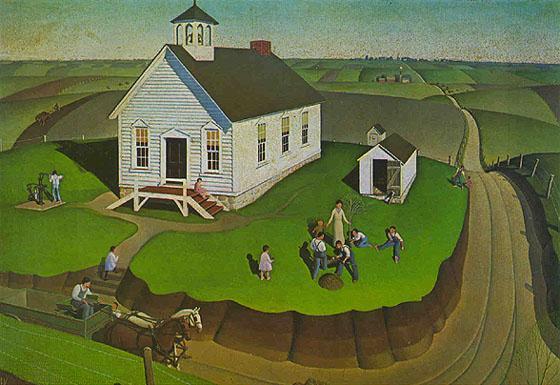 Haying by Grant Wood http://www.bing.com/images/search?