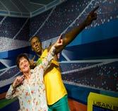 Sports Be blown away with our Sports area as you feel the adrenaline rush of meeting Olympic legends, Usain Bolt, Sir Mo Farah CBE and Dame Jessica